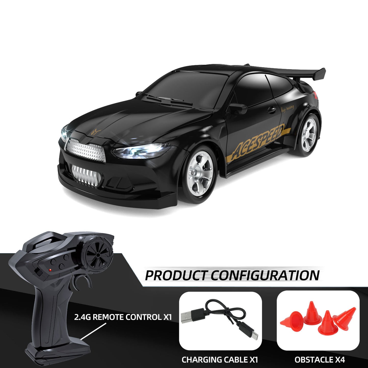 Mini 1/64 RC Drift Car