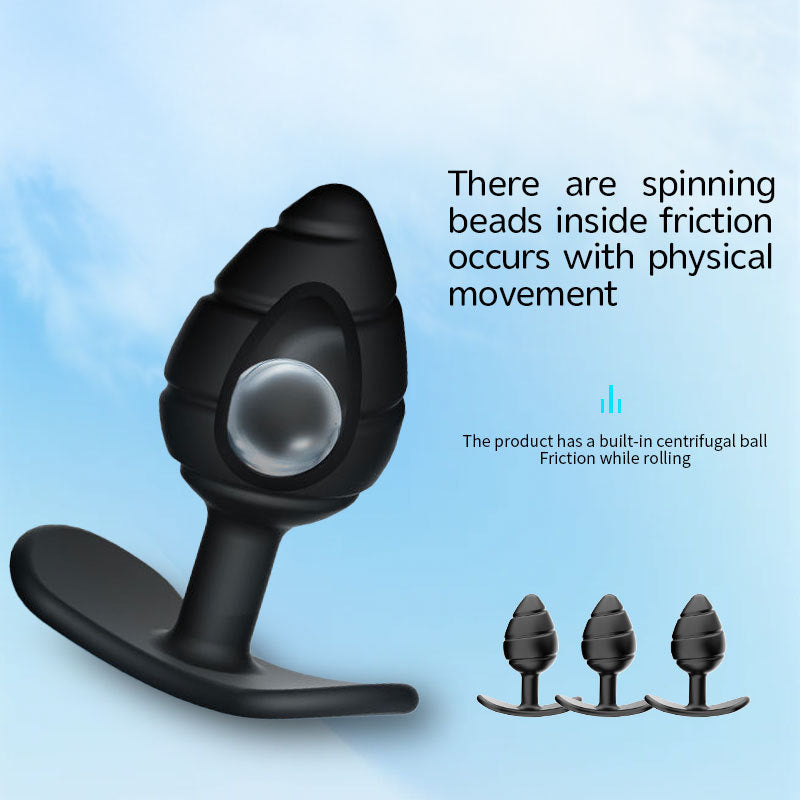 Silicone Anal Plug Vibrator with Double Vibration Modes
