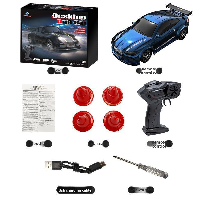 Mini RC Drift Racing Car with Remote